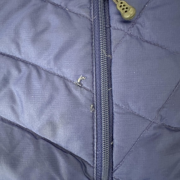 Patagonia Down Sweater Hoodie‎ Jacket Womens Small Blue Hooded Quilted Puffer - Picture 8 of 9